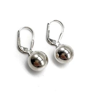 Sterling Silver Ball Earrings
